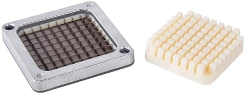 1/2" 1/4" 3/8" Multi-model universal Stainless Steel Replacement Chopper Blade & Pusher Block Set For Commercial Vegetable Cutter Dicer Strip Interchangeable Blade (3/8 inch)