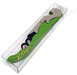Pulltap's Genuine Slider 900 Waiter's Corkscrew – Double-Hinged Wine Key with Sliding Foil Cutter – Patented Design – Made in Spain – Verde Limón (Lemon Green)