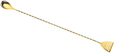 Barfly Bar Spoon, Strainer End 15 3/4" (40 cm), Gold