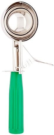 Restaurantware Bundle: 2.75/3.25/3.75 oz Portion Control Ice Cream Scoops, Trigger Release Dishers (Blue, Green, Ivory Handles) for Cookie Dough, Baking, Cupcake Batter