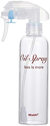 Olive oil Mister and Cooking Sprayer, Transparent food-grade Glass oil spray; Non Aerosol bottle; good for air fryer, baking, grill, salad 7oz