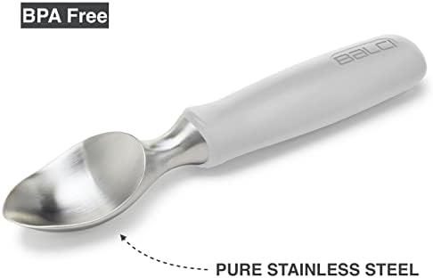 BALCI Stainless Steel Ice Cream Scoop - Grey