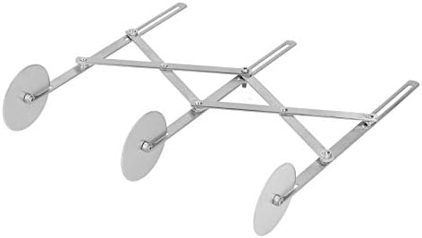 3 Wheel Pizza Slicer, Stainless Steel Pizza Cutter Dough Bread Pastry Cutter, Multi-Round Dough Cutter Roller, Kitchen Baking Tool