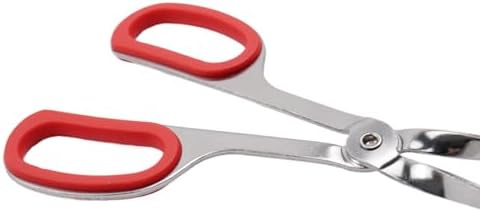2 Pcs Meatball Maker Tongs None-Stick Meatball Maker Stainless Steel Meat Ballers Scoop Ball Maker Ice Tongs for Meat, Cake Pop, Ice Cream Scoop, Fruit, Cookie Dough, Melon -Red & Blue（M Size）