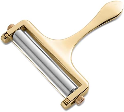 Bellemain Stainless Steel Wire Cheese Slicer with 2 Extra Wires - Gold