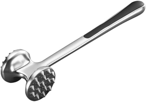 Meat Mallet for Cooking: Meat Mallet Metal Meat Tenderizer Powder Ground Beef Masher Meat Mallet Tenderizer Meat Tenderizer Hammer Meat Tool Gavel Meat Hammer Zinc Alloy
