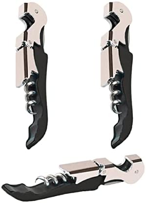 Professional Waiter Corkscrew Wine Openers Set(2PCS), Heavy Duty Stainless Steel Hinges Wine Key for Restaurant Waiters, Sommelier, Bartenders