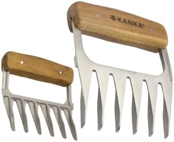 KANKA Meat Shredder Claws, Set of 2, Stainless Steel