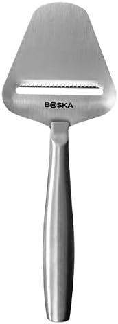 BOSKA Cheese & Pizza Slicer Copenhagen/Cheese Cutter/Pizza Wheel for Pizza and Flammkuchen/Dishwasher-Safe/Ergonomic/Lightweight/Multifunctional/Stainless Steel