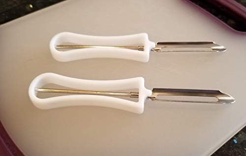 Handy Housewares 2 Piece Swivel Vegetable Peeler Set - Ideal for Apples, Carrots, Potatoes (1 Set)