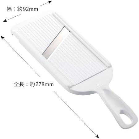 KAI Japanese Mandoline Slicer, Adjustable, Stainless Steel, Kitchen Tools, Potato Slicer, Made in Japan