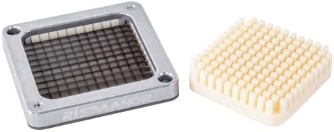 1/2" 1/4" 3/8" Multi-model universal Stainless Steel Replacement Chopper Blade & Pusher Block Set For Commercial Vegetable Cutter Dicer Strip Interchangeable Blade (1/4 inch)