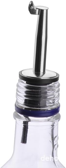 2 Pack Oil Pourers with Flip Top, Olive Oil Dispenser, Speed Pour Spouts for 3/4" Bottle Mouth