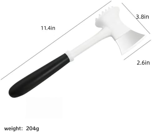 2-in-1 Meat Tenderizer Hammer and Tendon Cutter, Stainless Steel
