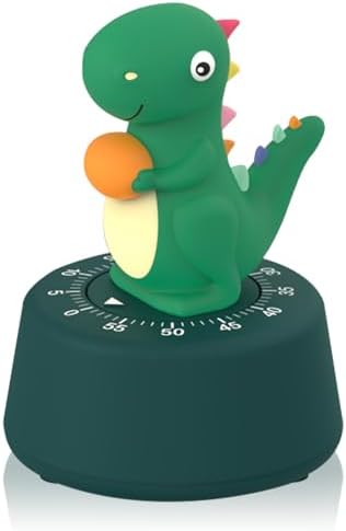 ELE DEPI Mechanical Kitchen Timer for Kids,Wind Up Egg Timer for Cooking.