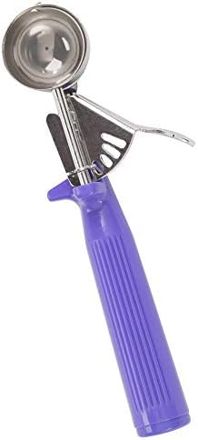 Tiger Chef Orchid 3/4 oz Stainless Steel Ice Cream Scoop Disher - NSF Certified - For ice cream, frozen yogurt, cookie dough, meat balls, rice dishes, and vegetable purées (2, 3/4 oz Orchid)