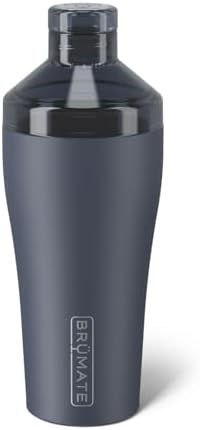 BrüMate Cocktail Shaker 22oz Stainless Steel Shaker, Nightfall Blue