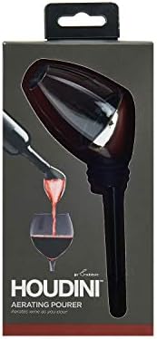Houdini Aerator & Pourer Wine Aerator, 6 inches, Stainless (W9112) (Pack of 8)