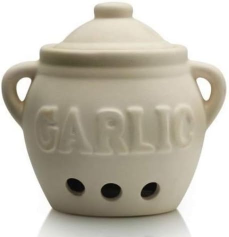 Kilo Rustic Garlic Keeper Storage Pot