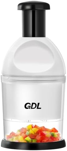 GDL Food Chopper, Manual Slap Vegetable Chopper Onion Dicer, Garlic Mincer