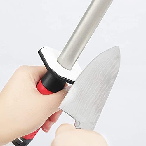 Kota Japan 12 in. Diamond/Ceramic Dual-use Professional Knife Sharpener Rod for Kitchen, Hunting Knives or other Tools. Master Chef, Hunter or Home Gourmet. Steel Blade Sharpening Rod or Stick.