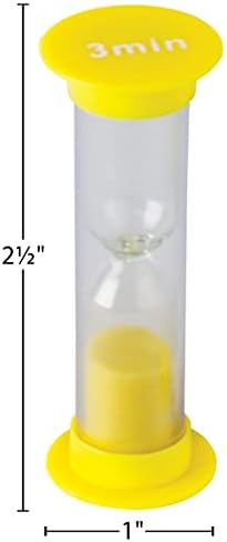3 Minute Sand Timers - Mini (Pack of 2)