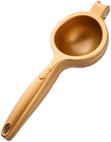 Lemon Squeezer Large Citrus Squeezer Manual Lime Juicer Hand Press Ergonomic Heavy Duty Orange Squeezer for Fruits, Lemons & Limes, Increased Diameter 3.26 Inches (Gold)