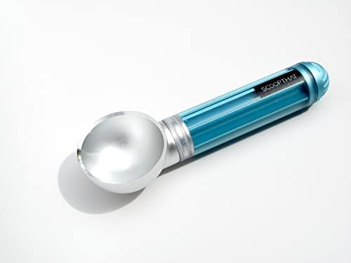 ScoopTHAT Radii Warming Ice Cream Scoop, Silver/Blue