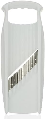 Börner by Reston Lloyd Wave-Waffle XXL Power Line • Crinkle Cut/Spirelli Vegetable Slicer • Slicer for Wave Waffle Cut Vegetables • Wavy French Fries • Made in Germany, White