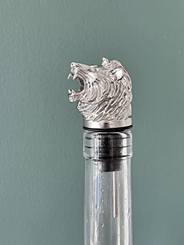 Lion Wine Aerator Pourer Spout – Funny Wine Gift for Men & Women – Novelty Animal Wine Accessory for Parties & Home Bar