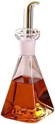 ELETON Square Non Drip Oil Dispenser for Kitchen,Easy Refill and Pouring