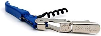 Pulltap's Genuine Slider 900 Waiter's Corkscrew – Double-Hinged Wine Key with Sliding Foil Cutter – Patented Design – Made in Spain – Azul (Blue)
