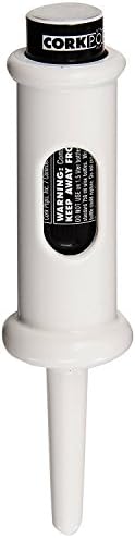 Cork Pops White 6.5 Inch Original Wine Bottle Opener