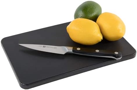 10x6 Inch Small Cutting Board and Bar Board, Black Plastic for Restaurants