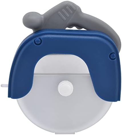 Pizza Cutter Wheel, Steel Grip Pizza Cutter Wheel, 4.3 x 4.9in Detachable Pizza Cutter with ABS Cover and Ergonomic Handle for Cutting Pizza, Cakes and Waffles
