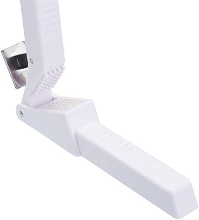 KitchenCraft Garlic Press, Plastic, White, 16 x 4 cm
