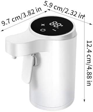Portable Wine Aerator - Electric Wine Decanter, Smart Whiskey Pourer Pump, Automatic Red Pourer, Digital Air System | Fast Oxygen Circulation Device for Home Bar Travel Outdoor Gatherings