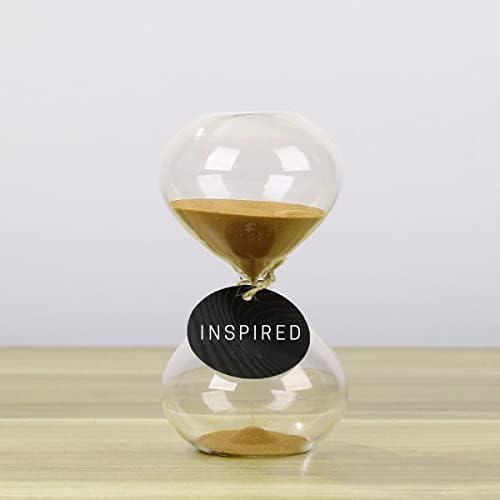 SWISSELITE Puff Sand Timer, Hourglass Sand Timers, Inspired Glass