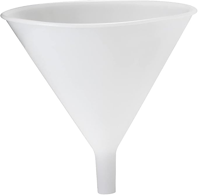Hutzler Plastic Funnel, 64 oz, Natural