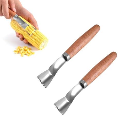 2026 New Corn Cob Peeler Serrated Stainless Steel Corn Stripper Tool