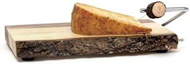 Acacia Slab Cheese Slicer w Bark