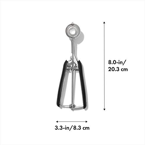 OXO Good Grips Medium Cookie Scoop (40 portioners) and Small Cookie Scoop Bundle