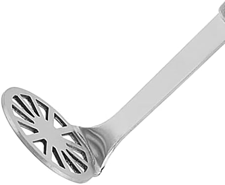 Potato Masher, 304 Stainless Steel Masher Potato Masher Ricer with Handle Metal Masher Kitchen Tool for Pressing Mashed Potatoes, Fruits Puree and Vegetables Puree