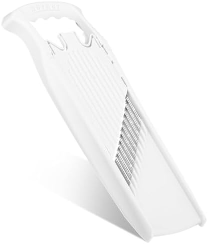 Börner by Reston Lloyd Wave-Waffle Power Line • Crinkle Cut/Spirelli Vegetable Slicer • Slicer for Wave Waffle Cut Style • Multiple Thickness Options • Made in Germany, White