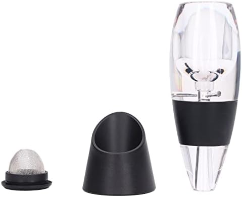 Wine Aerator, Plastic Principle, Mesh Filter, Transparent Body, Wine Lover, for Family and Friends