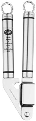 Tala Stainless Steel Garlic Press, Essential Tool with Ultra Fine Mesh for Crushing Garlic and Ginger for Cooking, Easy to clean, Dishwasher safe