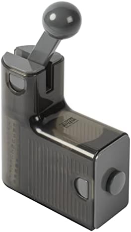 Kuhn Rikon Ratchet Cheese Grater for Cheese, Chocolate, Nutmeg and Nuts, High Output Hand Grater with Super Sharp Stainless Steel Blades, Easy Ratchet Handle, Grey