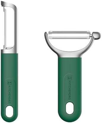 KITCHENDAO Swivel Vegetable Potato Peeler for Kitchen, Japanese 420J2 Stainless Steel Sharp Blade