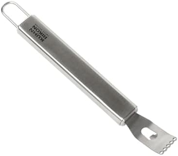 Kuhn Rikon Essential Zester – Ultra-Sharp Stainless Steel Blade for Citrus, Spices & Fine Grating