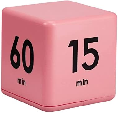 Feilifan Cube Timer, Productivity Flip Timer, Countdown 15-20-30-60 Minute